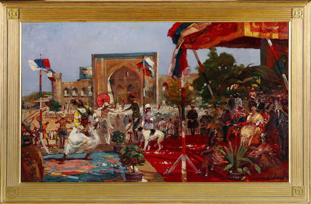 Бертолан Вигг. Праздник Российской империи на главной площади Самарканда